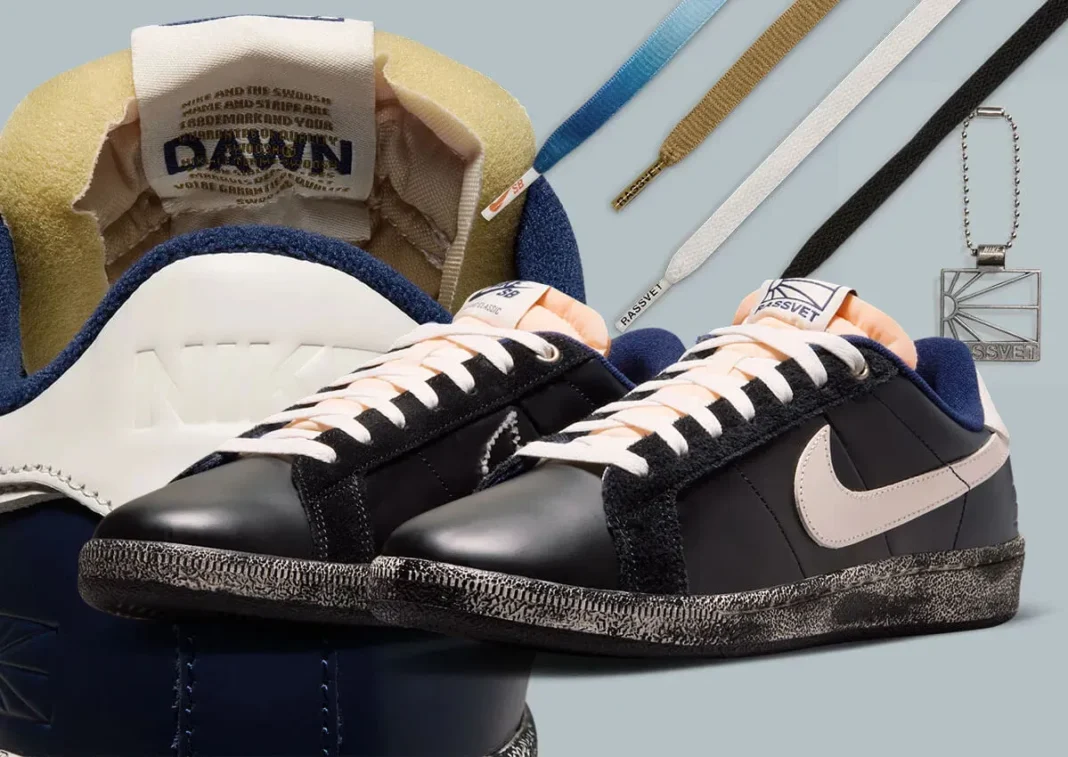 Кросівки Nike у співпраці зі скейтбординговим брендом Рассвет
