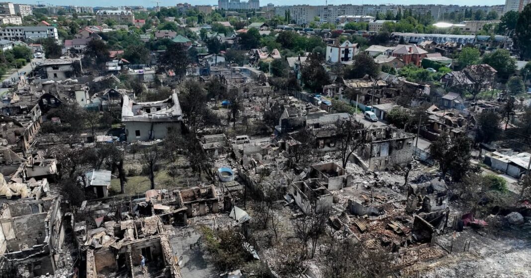 Наслідки обстрілу Вишневого