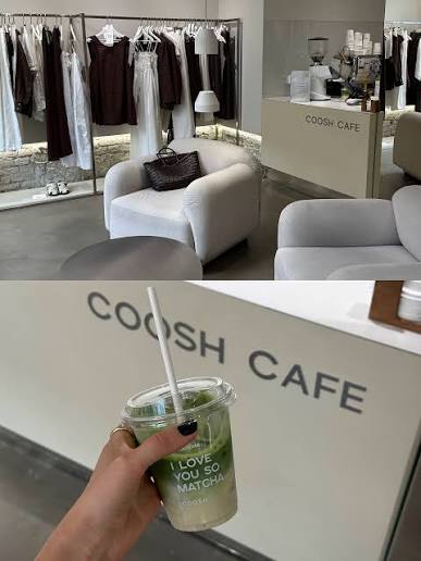 Інтер'єр магазину COOSH із зоною COOSH Cafe.
