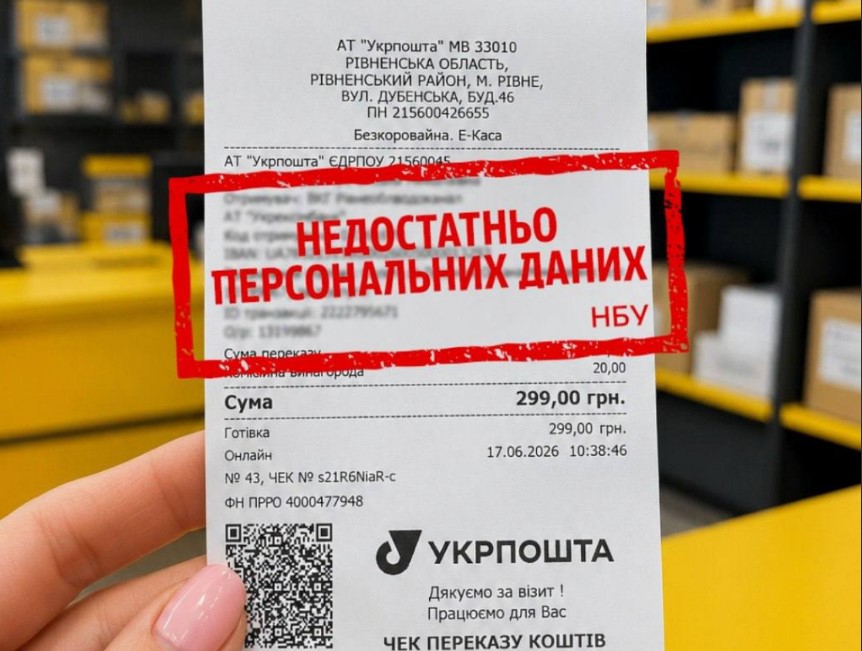 чек з укрпошти
